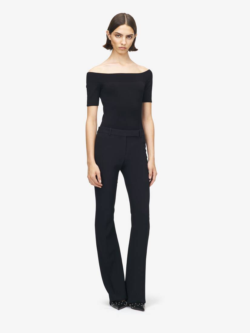 Narrow Bootcut Trousers