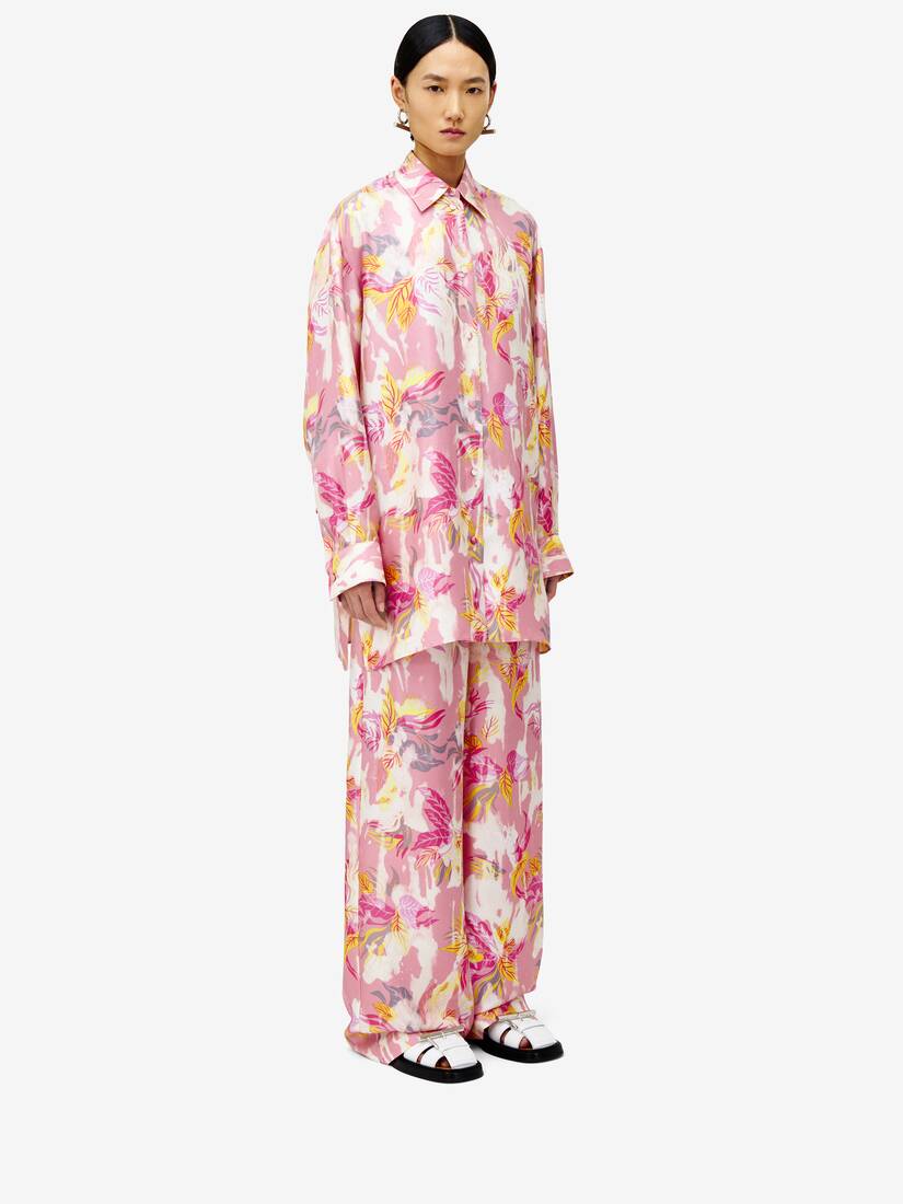 Chemise De Pyjama À imprimé Floral