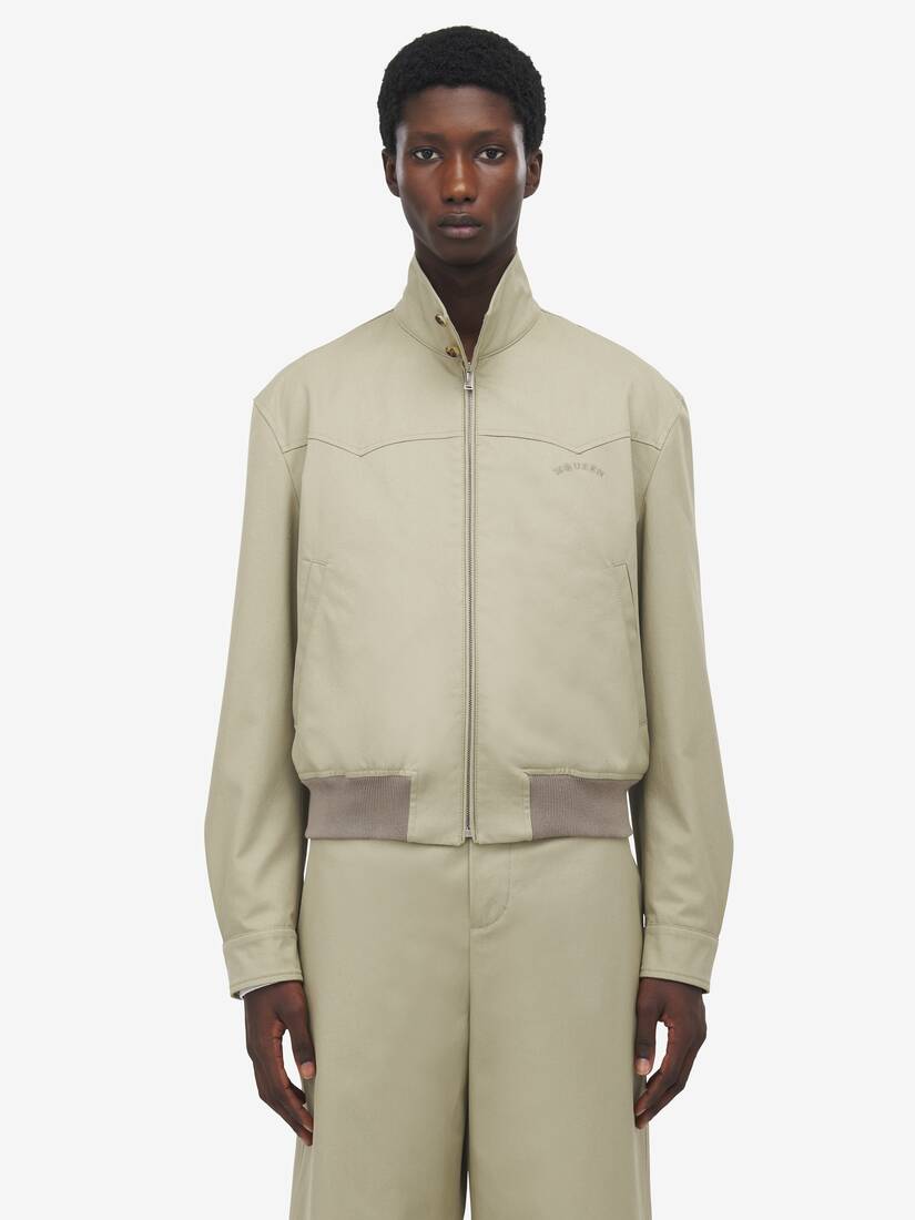 Cropped Harrington Jacket