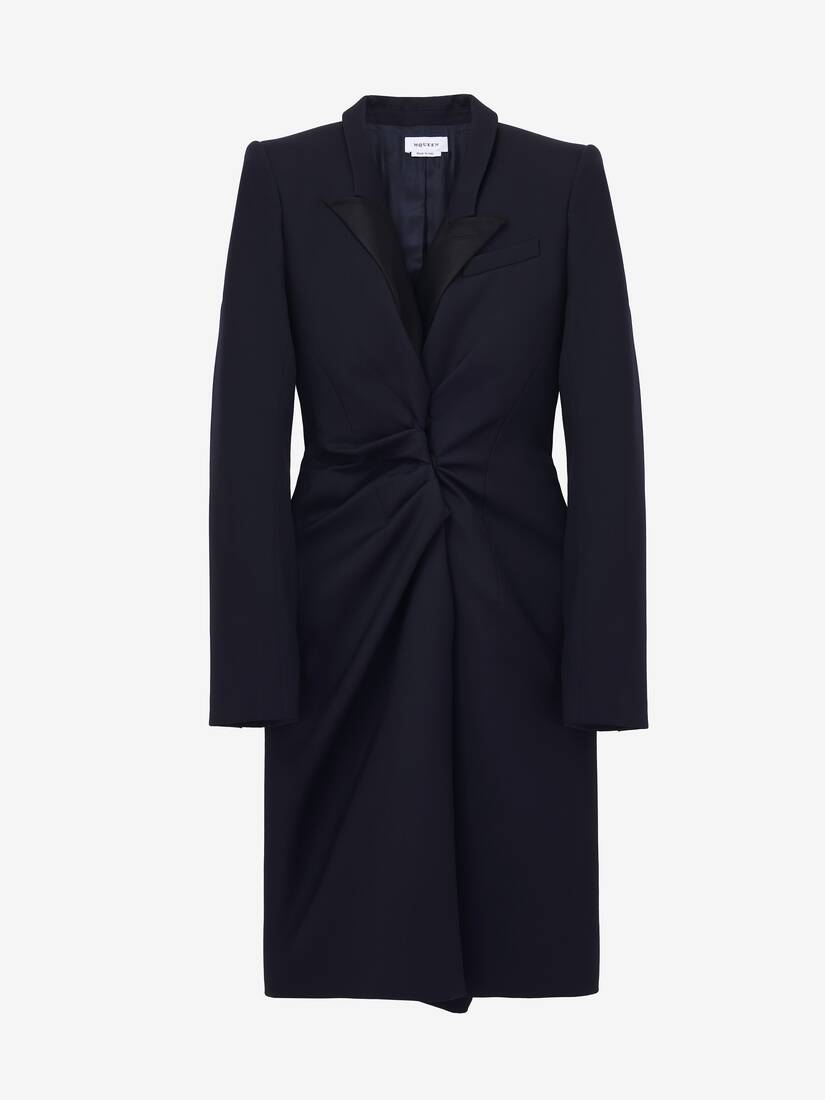 Twisted Lapel Coat