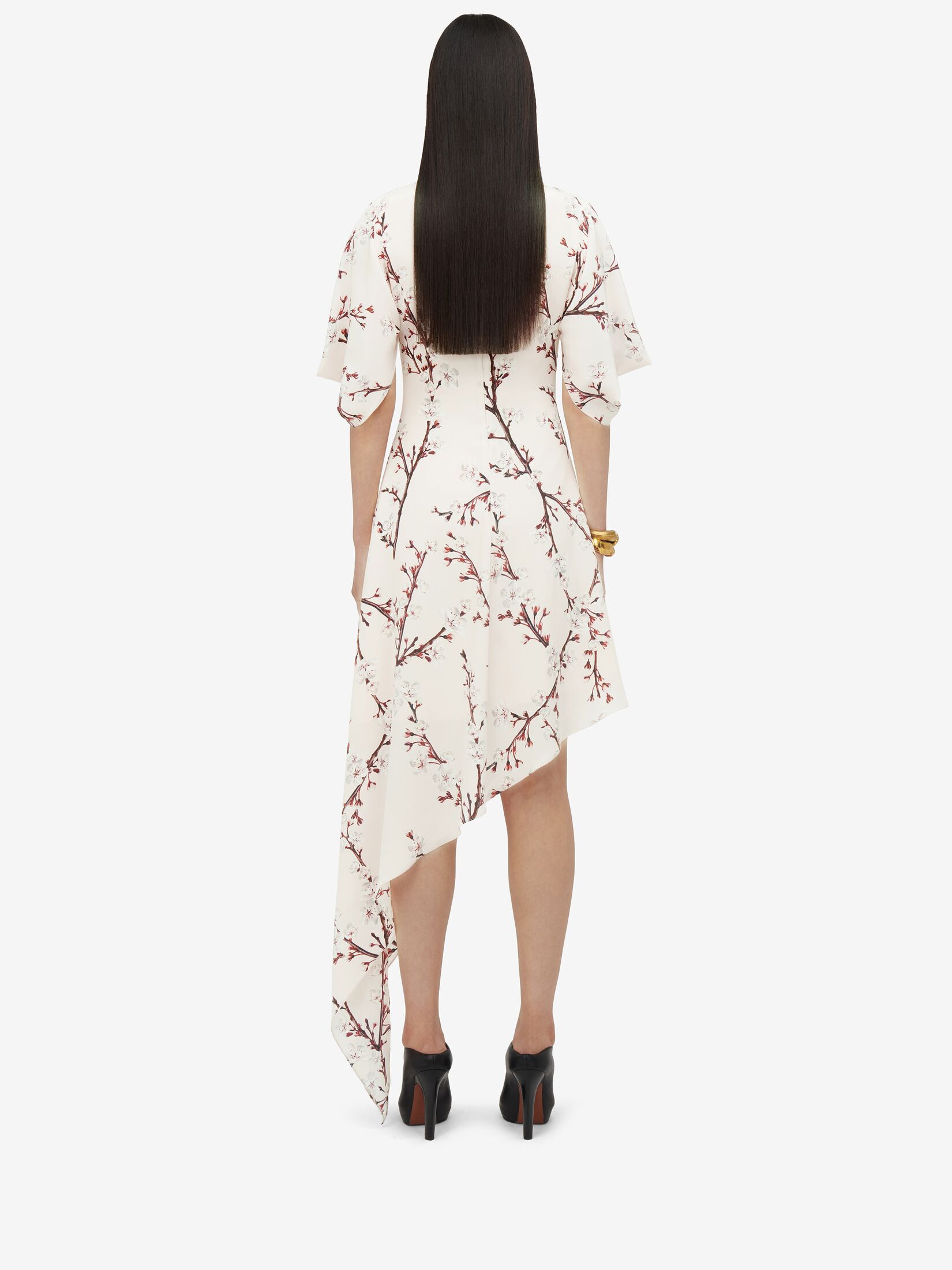 Blossom Asymmetric Midi Dress