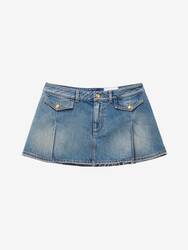 Denim Mini Skirt