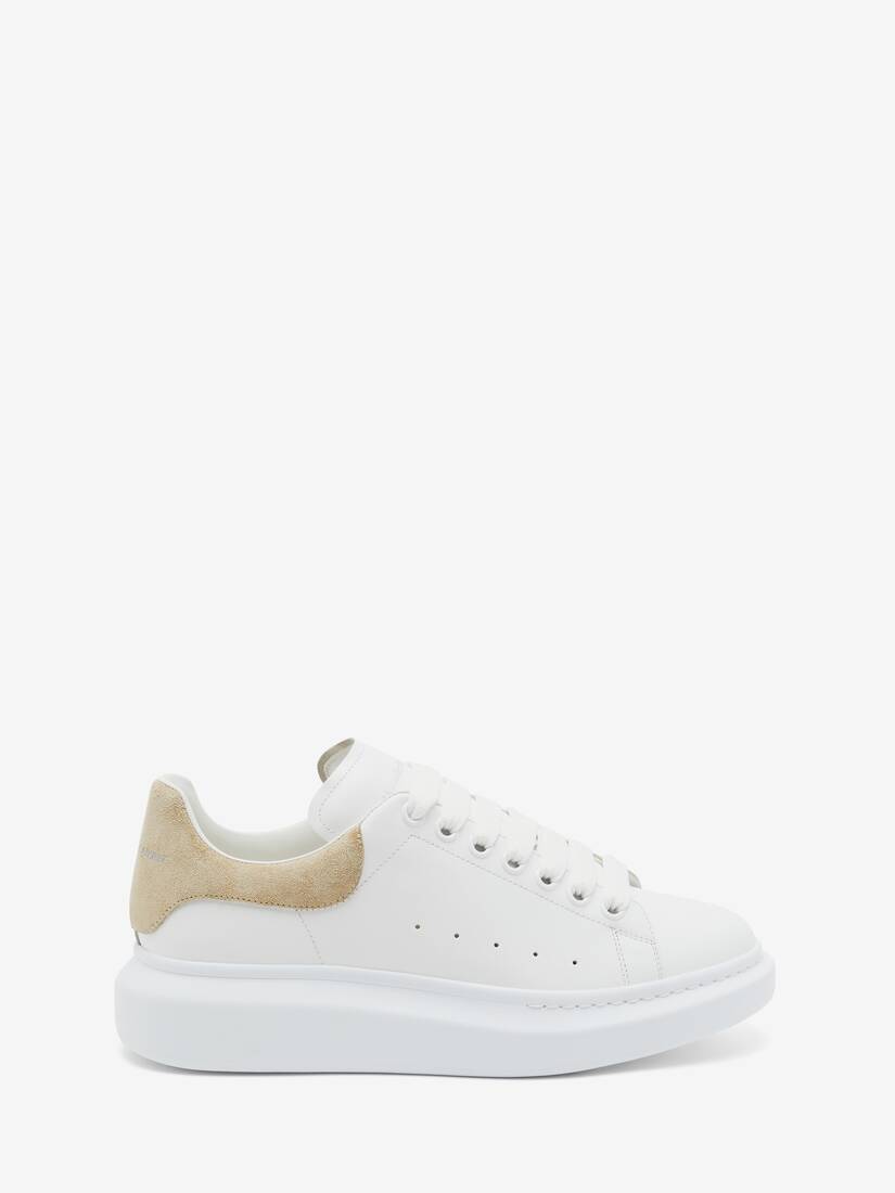 Oversized Sneaker in White/Beige | Alexander McQueen US