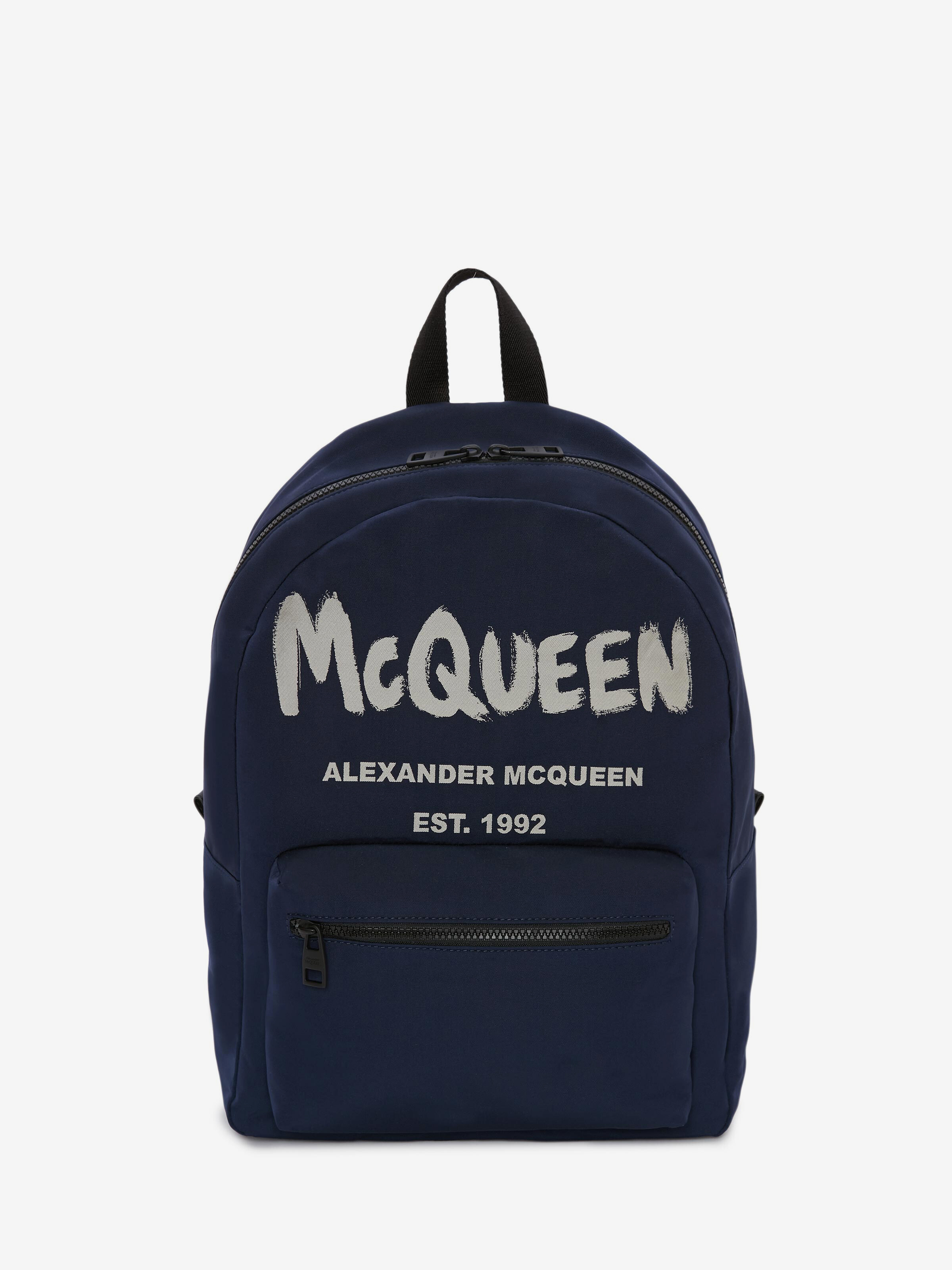 Zaino Metropolitan McQueen Graffiti | Blu Navy | Alexander McQueen IT