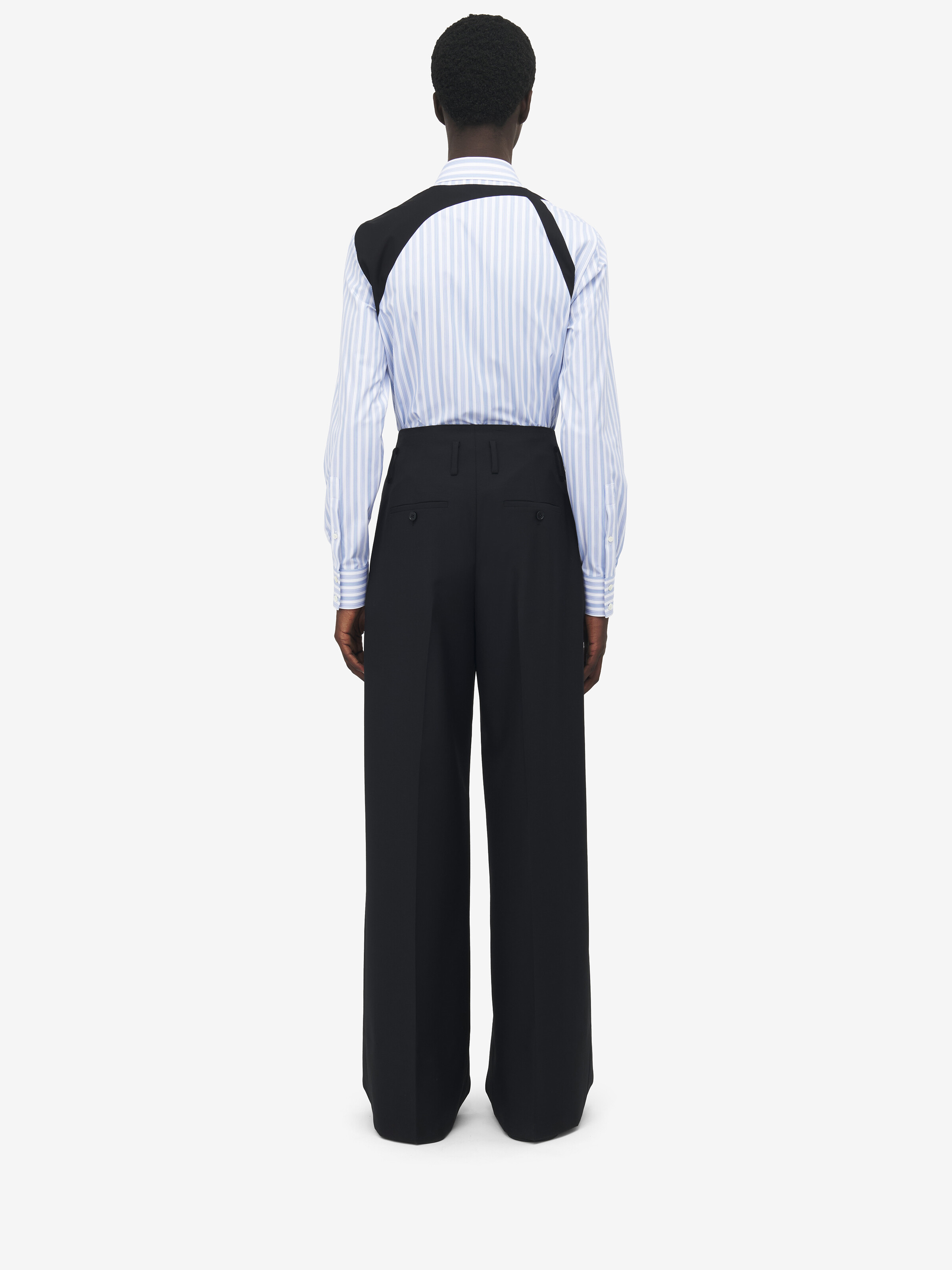 Wide Leg Tailored Trousers