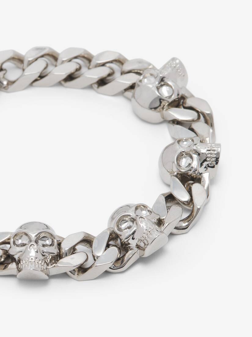 Bracelet À Chaîne Skull