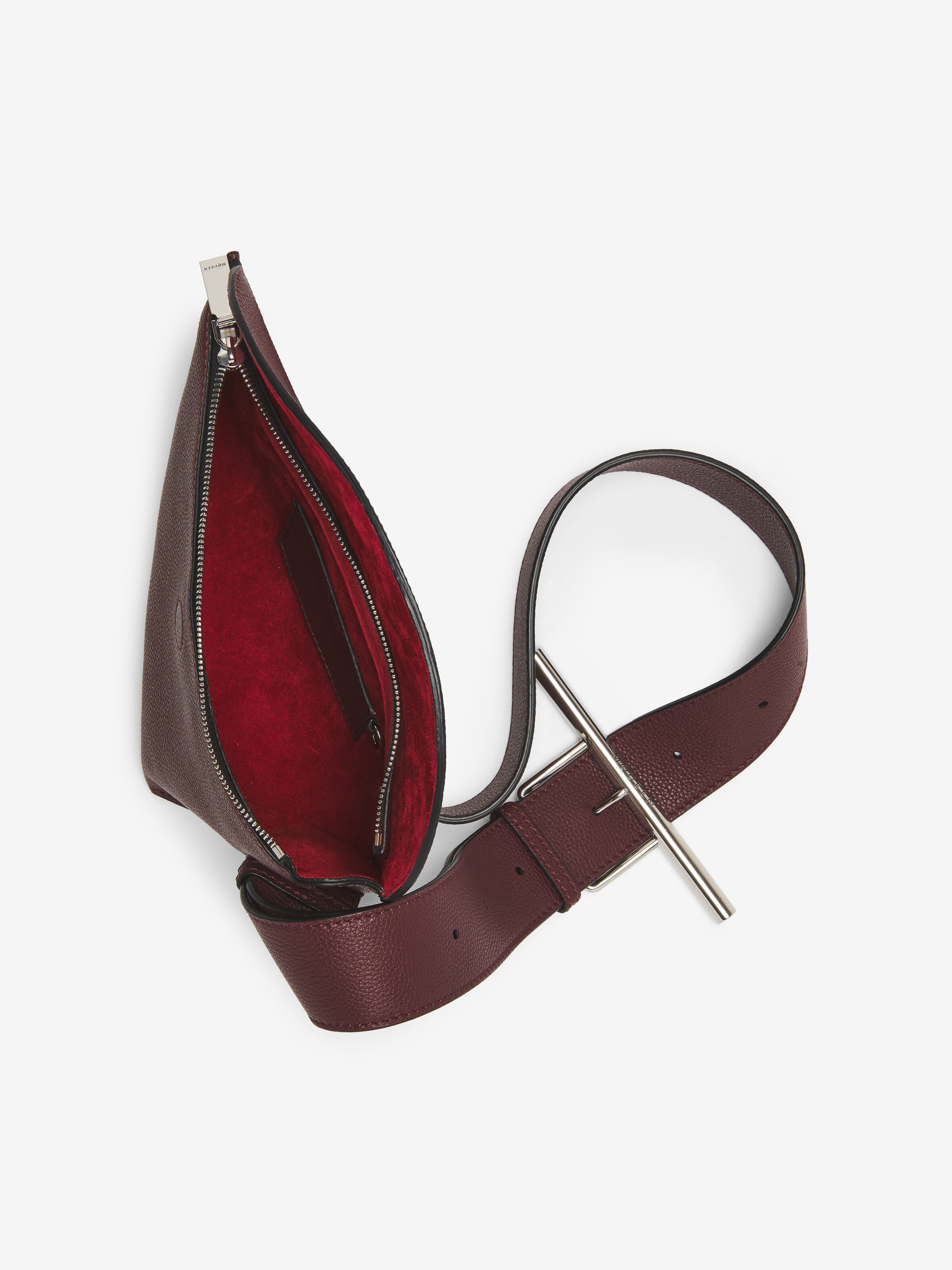 McQueen T-Bar Sling手袋 in 牛皮革 | Alexander McQueen - image 4