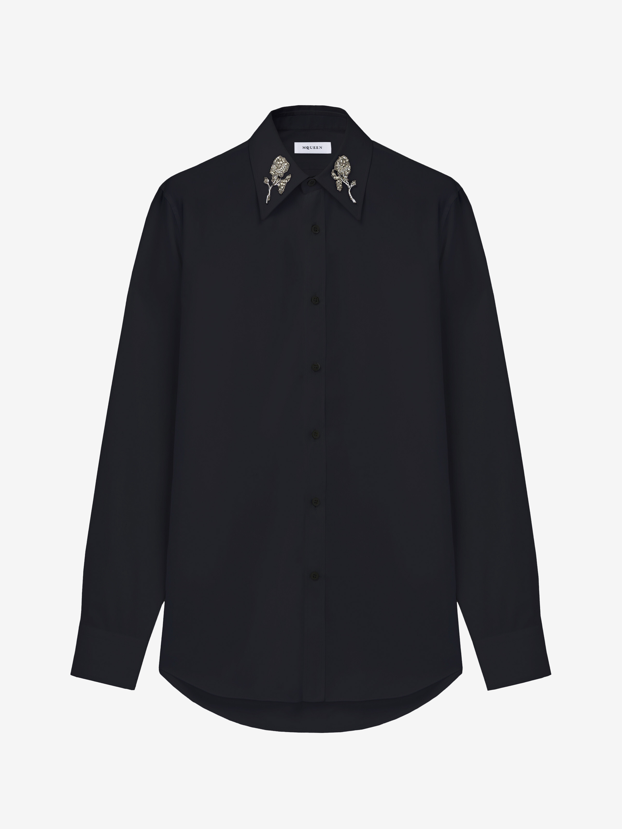 Sailor Tattoo Rose Embroidery Shirt