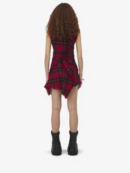 Distressed MacQueen Tartan Mini Dress