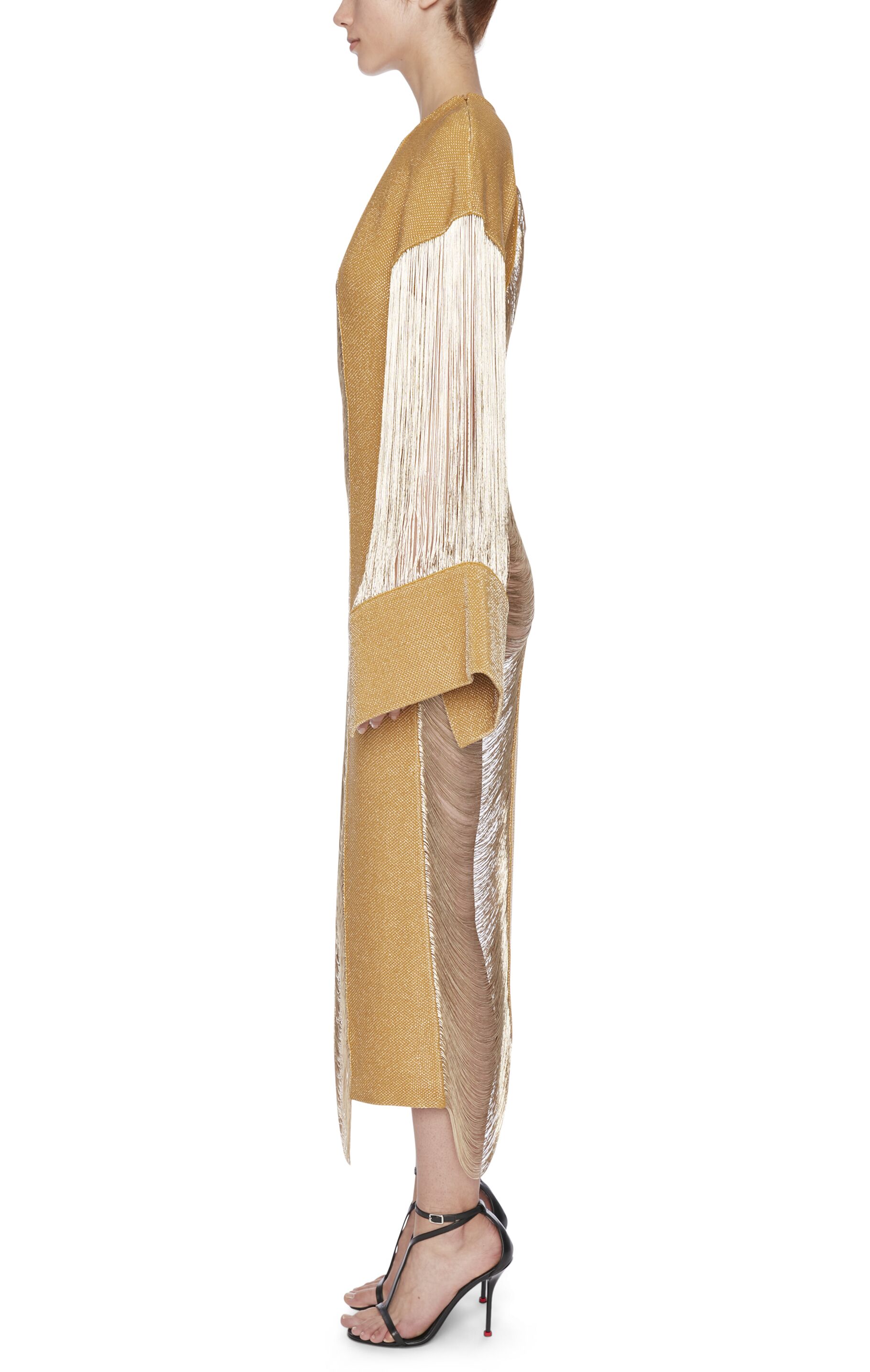 Robe en maille style armure
