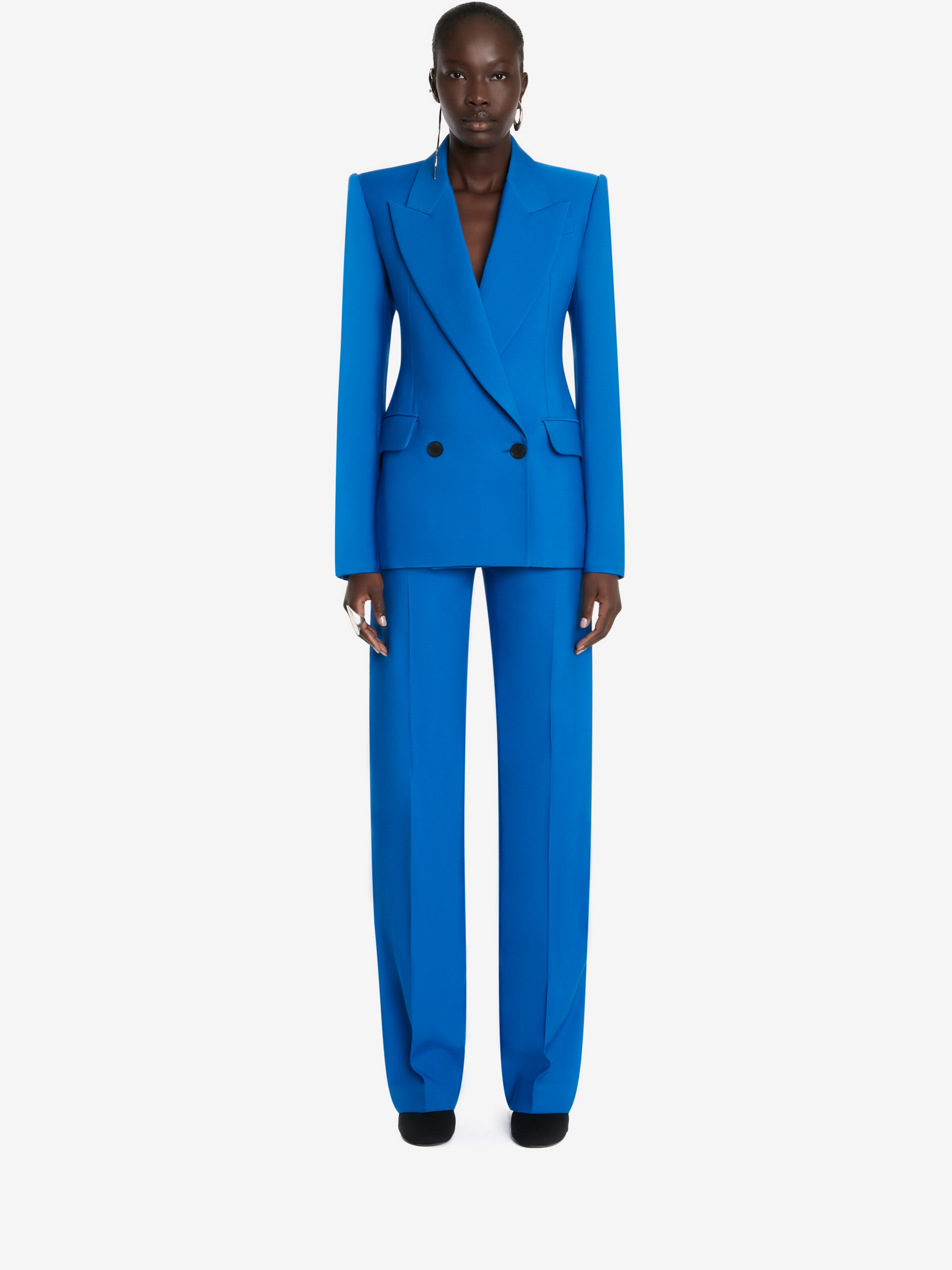 Low-waisted Wide Leg Trousers