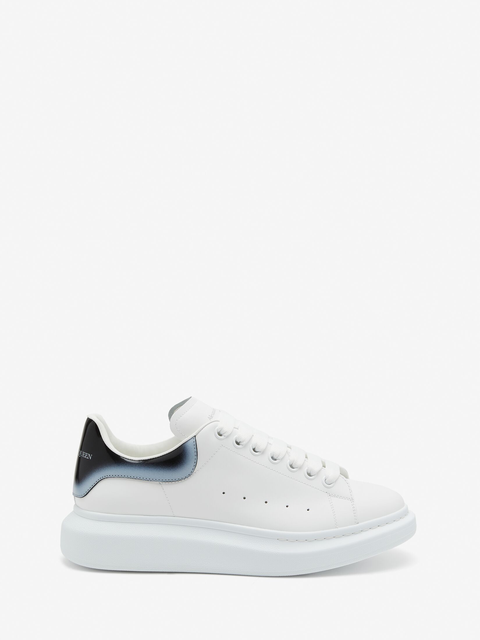 Oversized Sneaker in White/Black | Alexander McQueen GB