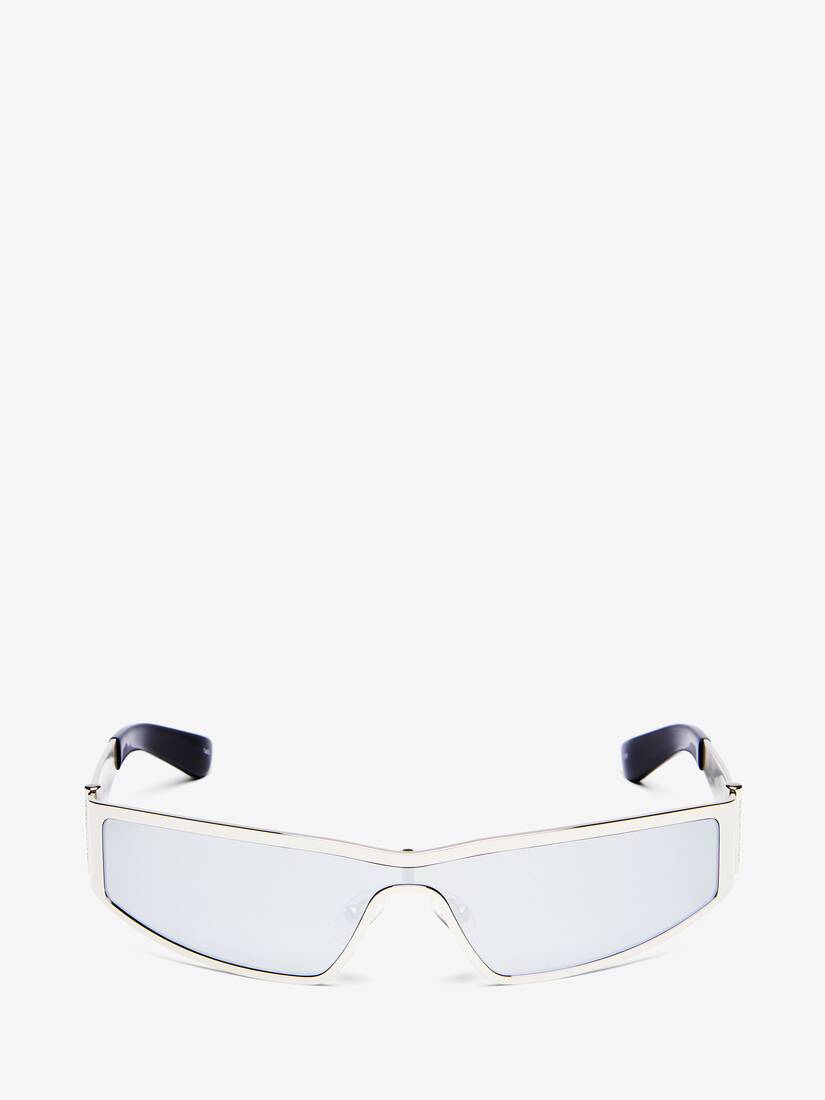 Lunettes De Soleil en Métal Y2K