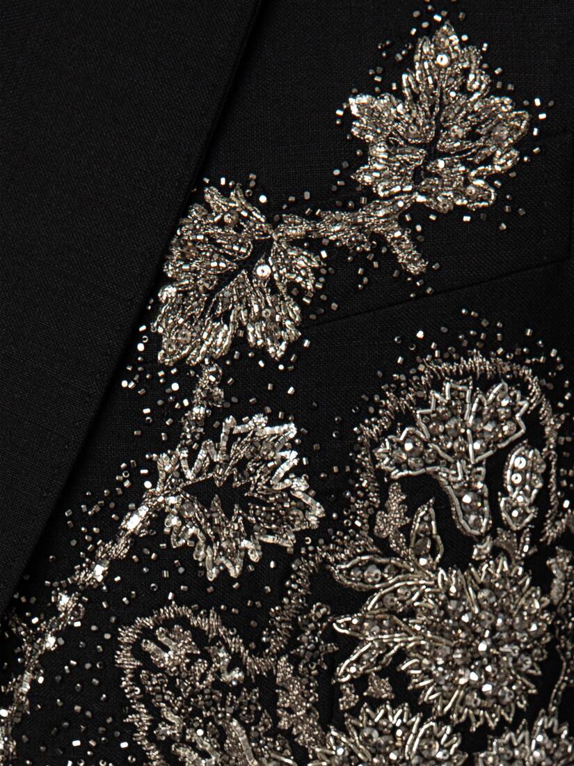 Crystal Embroidered Evening Jacket in 