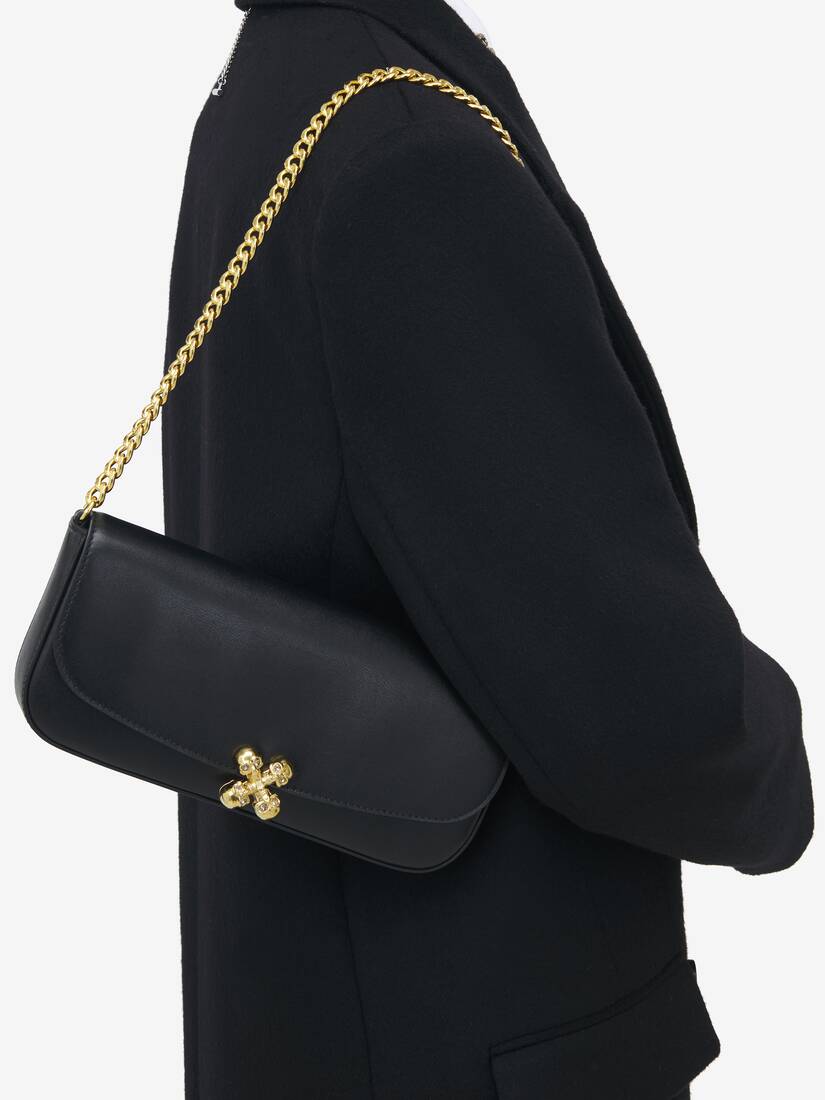 McQueen Skull Flower Bag