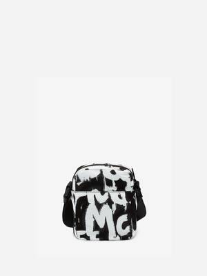 McQueen Graffiti Mini Messenger Bag