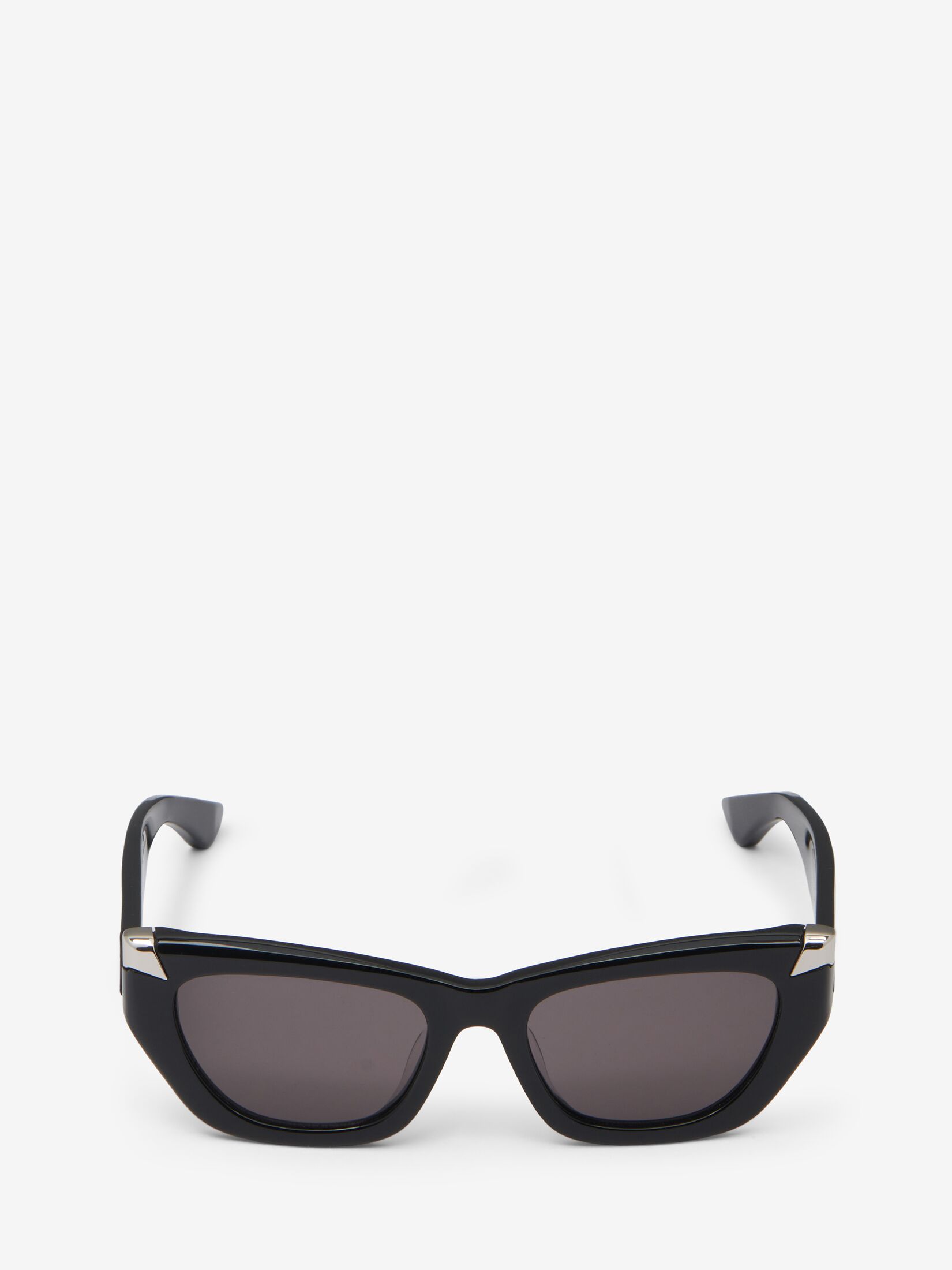Geometrische Punk-Sonnenbrille mit Nieten