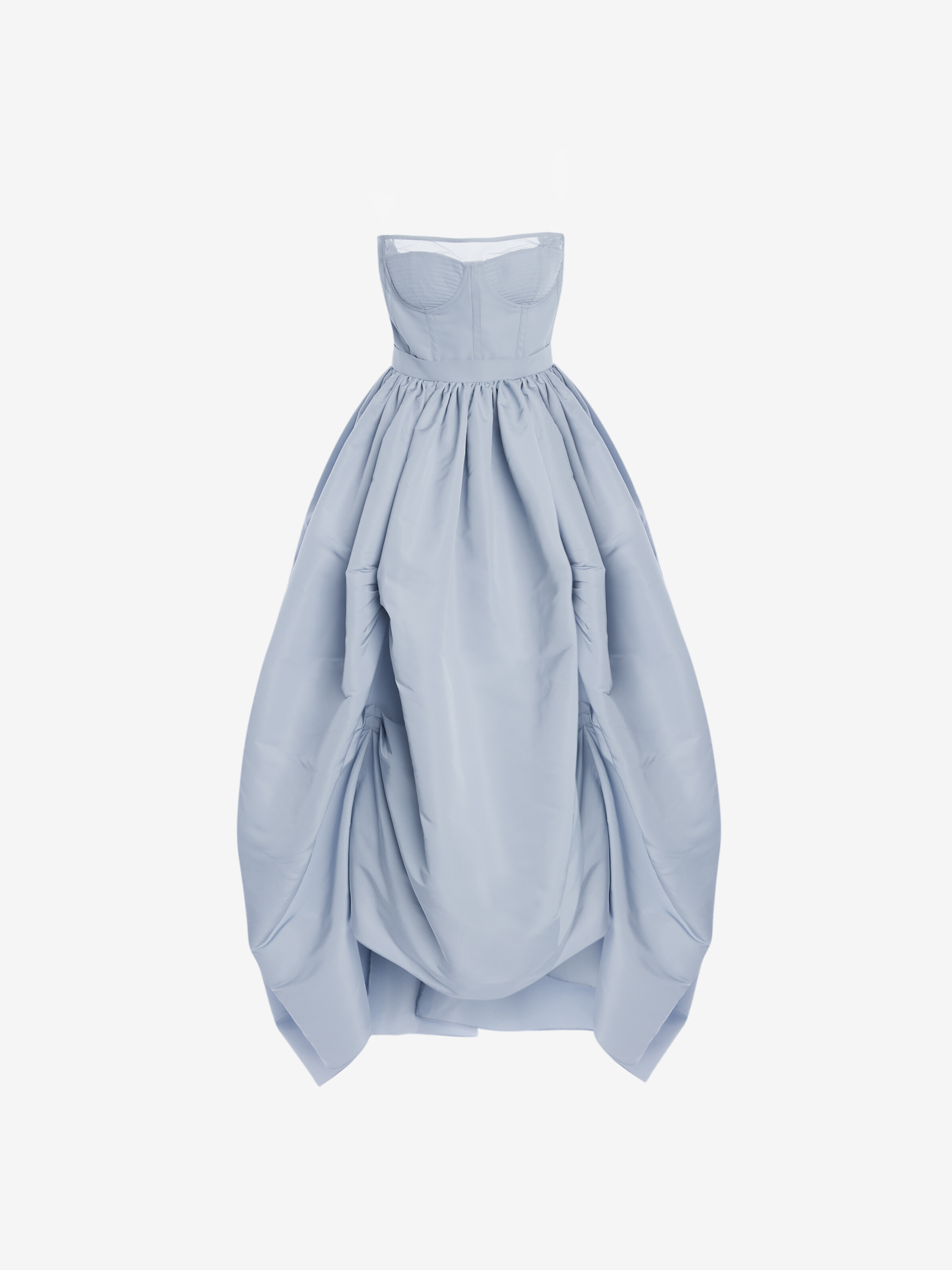 Alexander Mcqueen Bustier Parachute Dress In Light Blue | ModeSens Alexander Mcqueen Bustier Parachute Dress In Light Blue | ModeSens