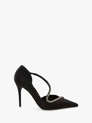 Embroidered Evening Pump
