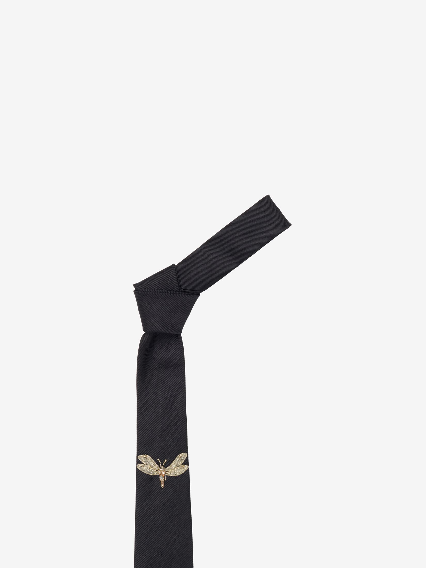 Cravatta con applicazione Dragonfly
