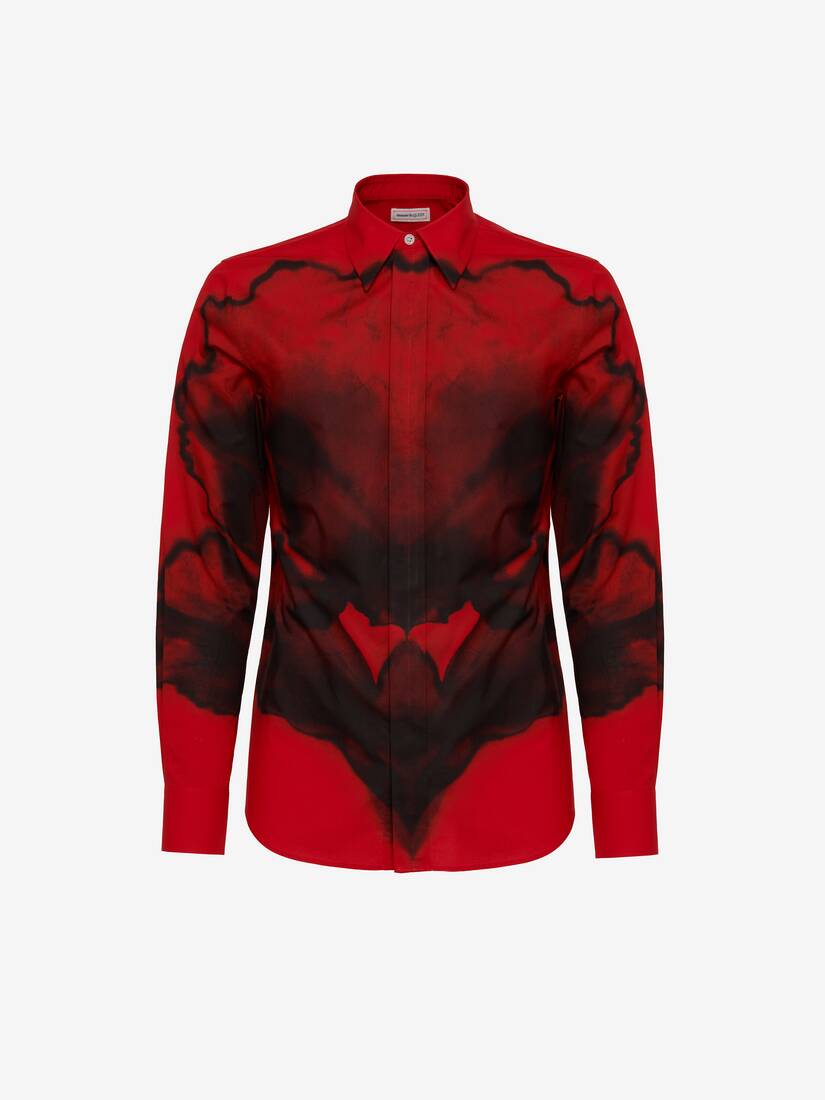 Alexander mcqueen discount red shirt