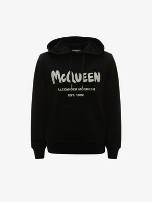 McQueen Graffiti Hooded Sweatshirt