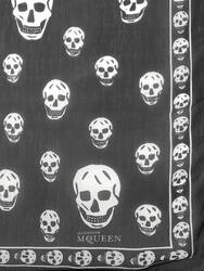 Classic Silk Blend Skull Scarf