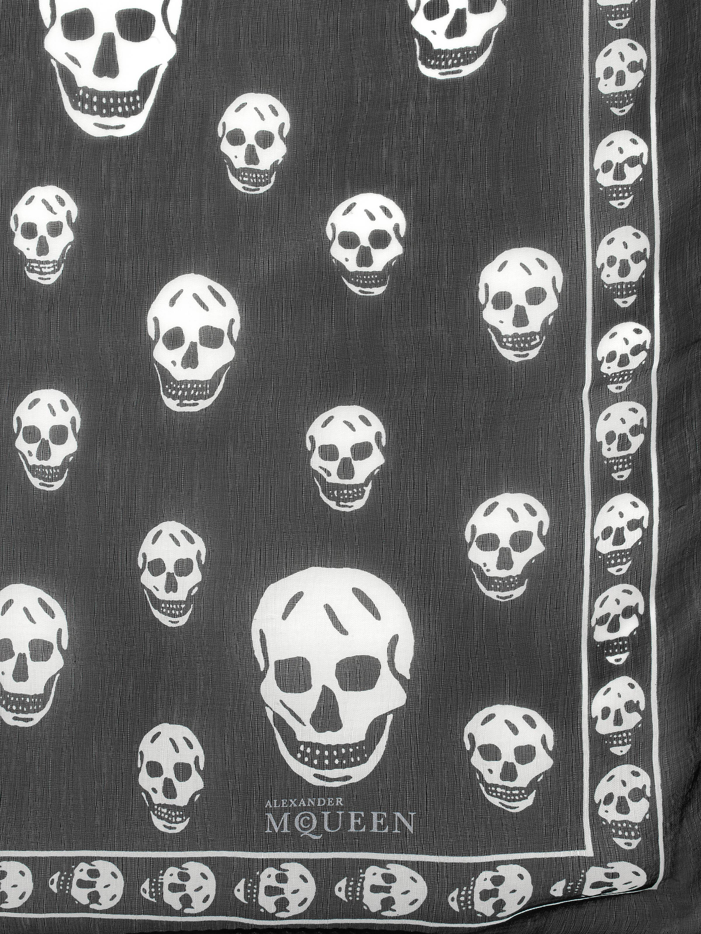 Classic Silk Skull Scarf
