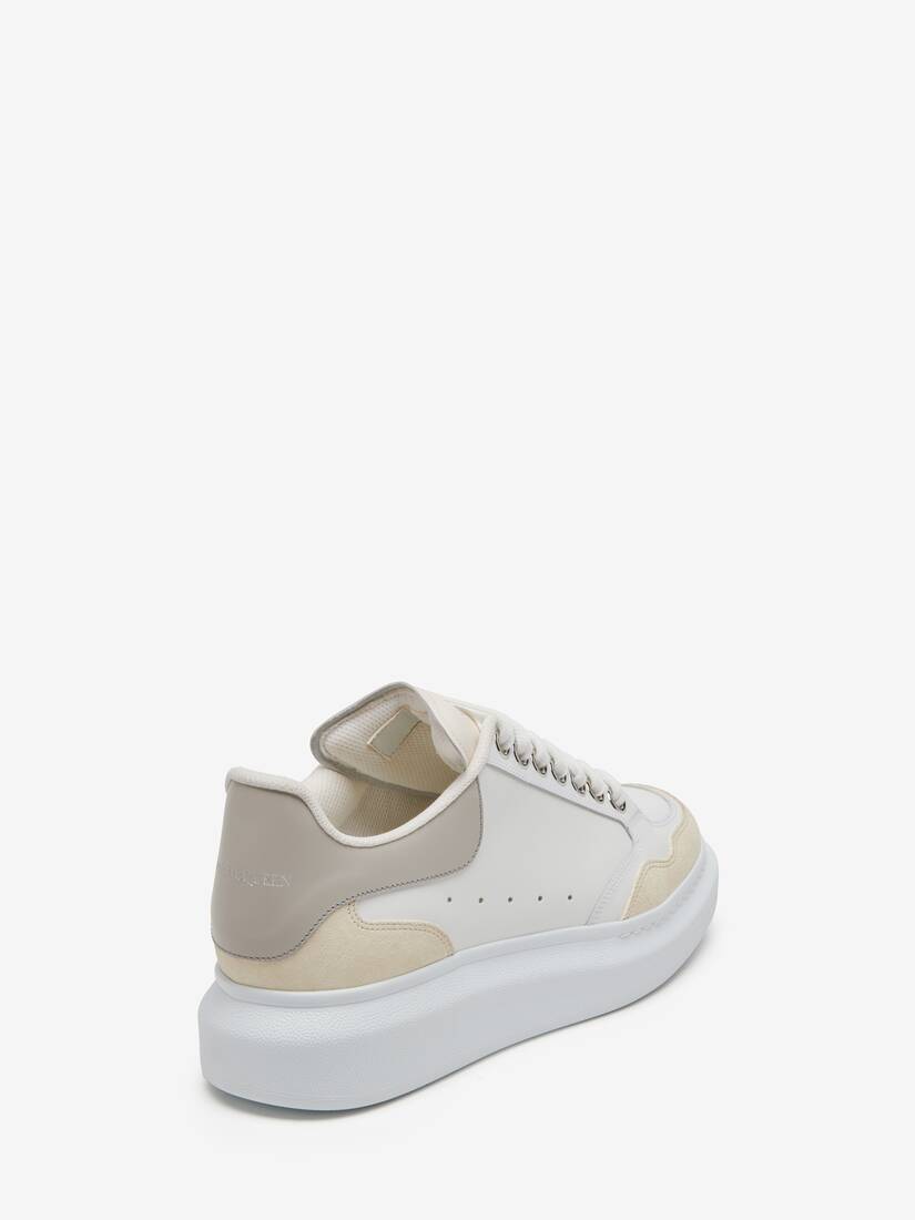 Oversized Sneaker in White/Vanilla/Cement | Alexander McQueen US
