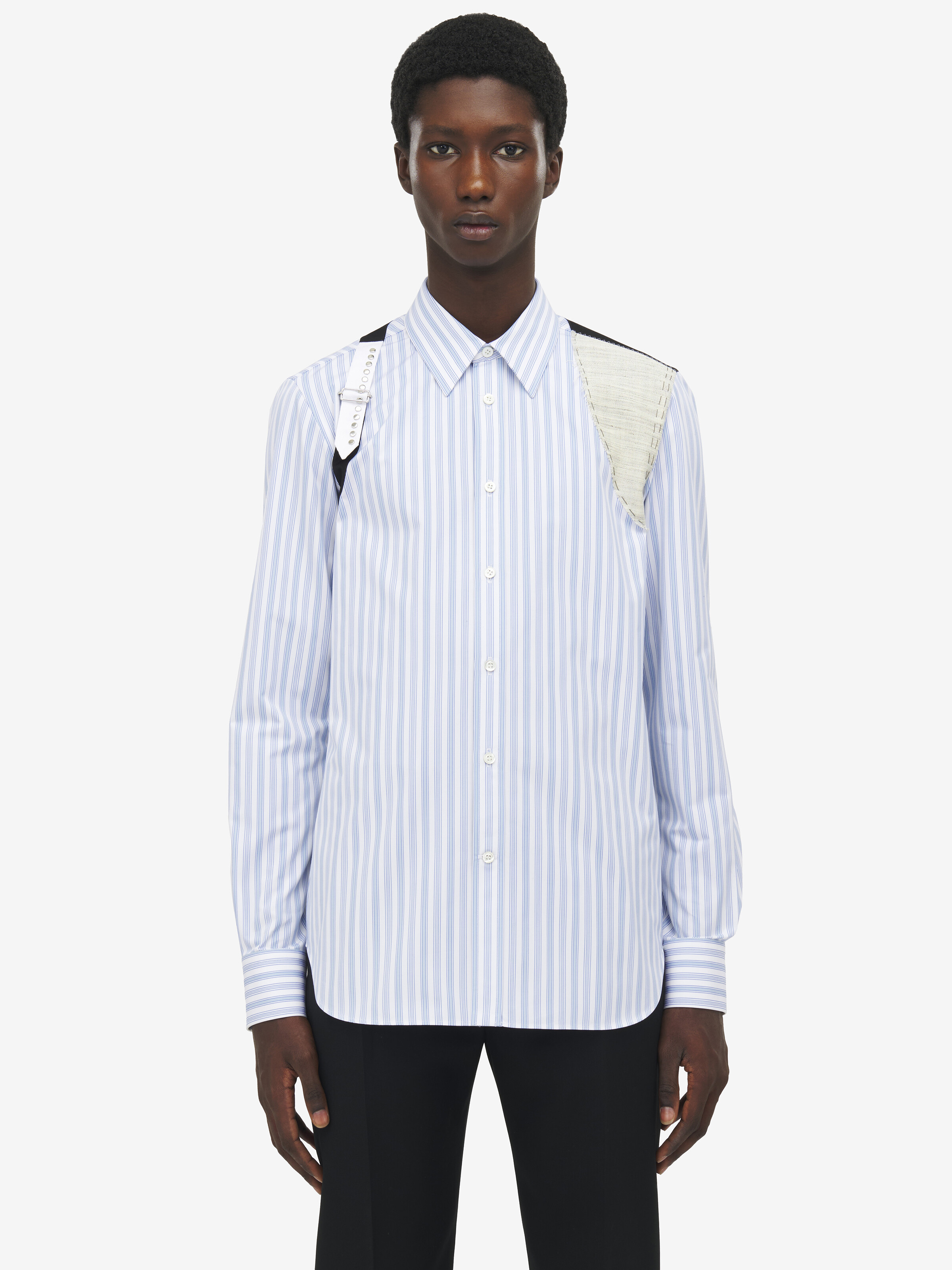 Canvas Detail Harness Shirt