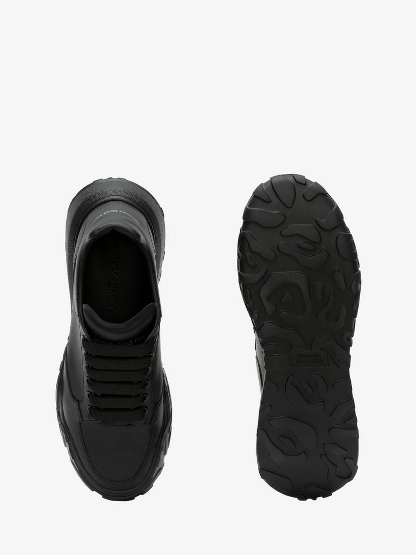 Alexander McQueen Black Court Trainer Sneakers – BlackSkinny
