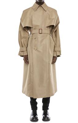 Trench-coat à manches tombantes