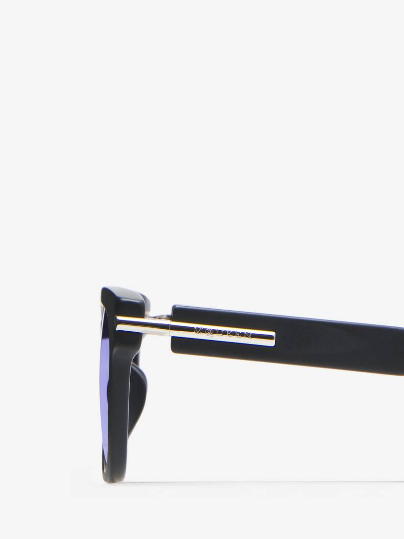 City T-Bar Rectangular Sunglasses