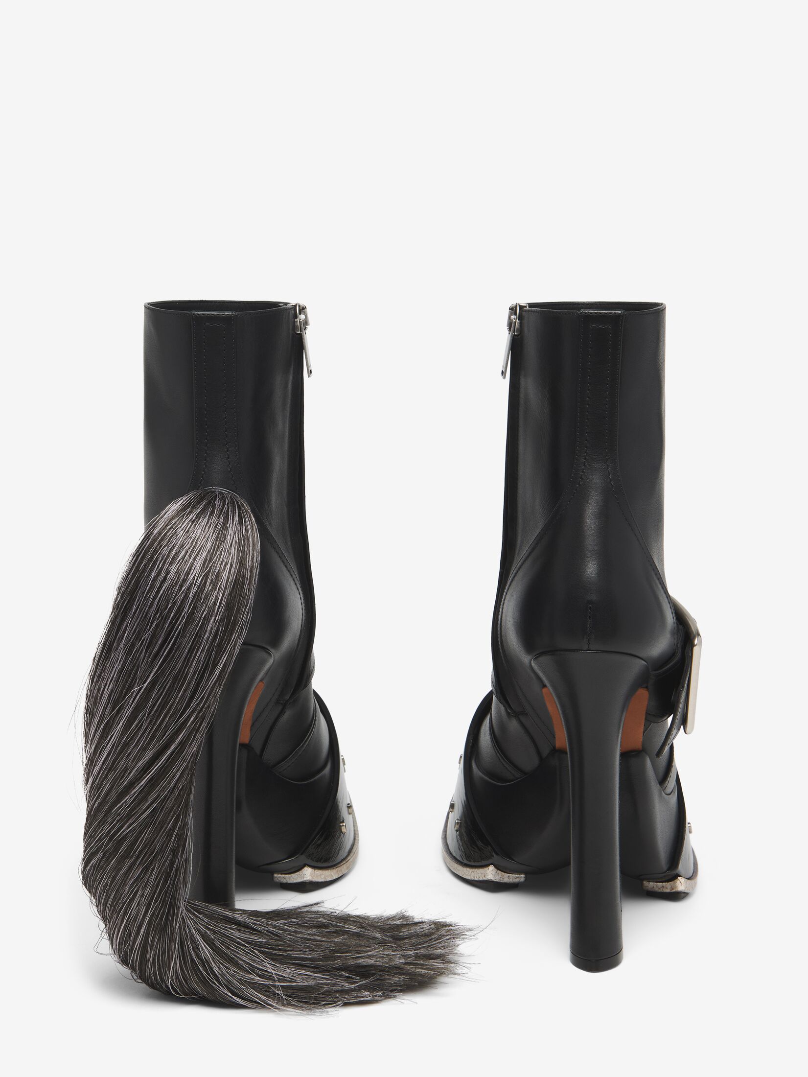 Hoof Boot Black for Women | Alexander McQueen