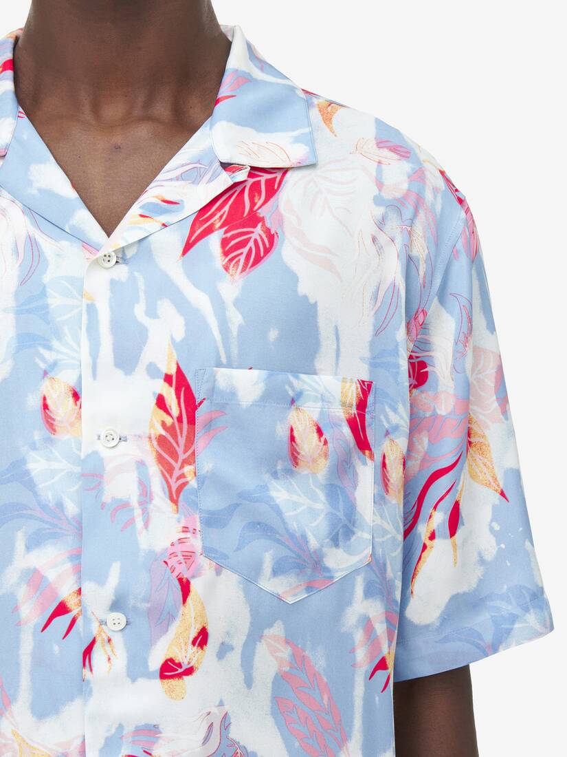 Chemise À Imprimé Floral Hawaïen