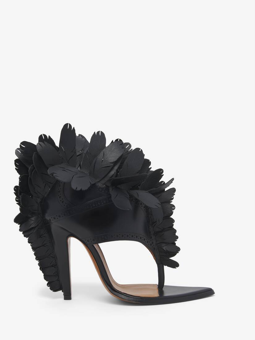 Feathered Sandal