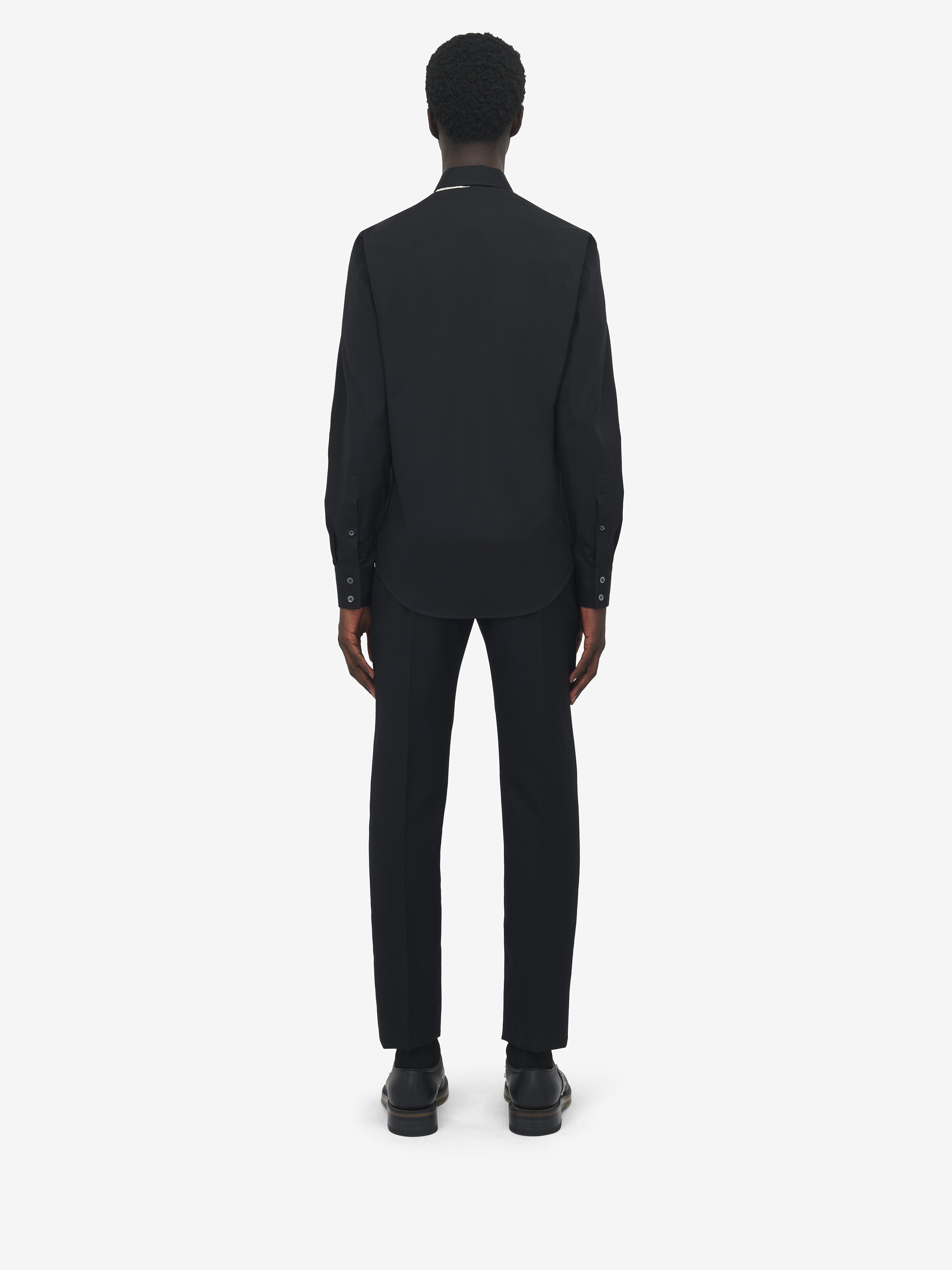 Raw Edge Canvas Harness Shirt