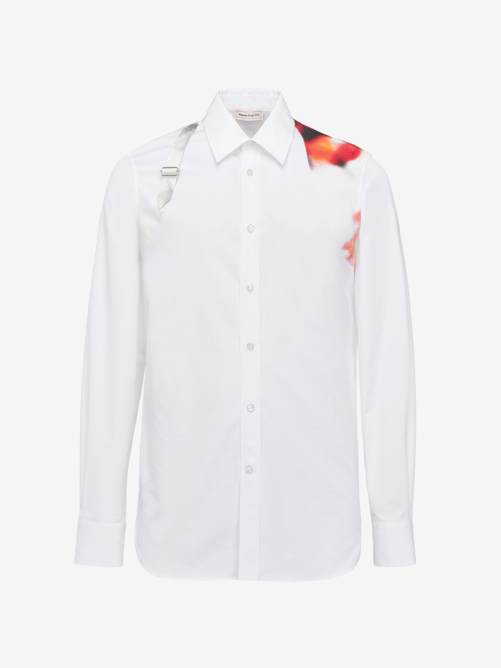 Bowlingshirt mit Obscured Flower-Gutband-Motiv