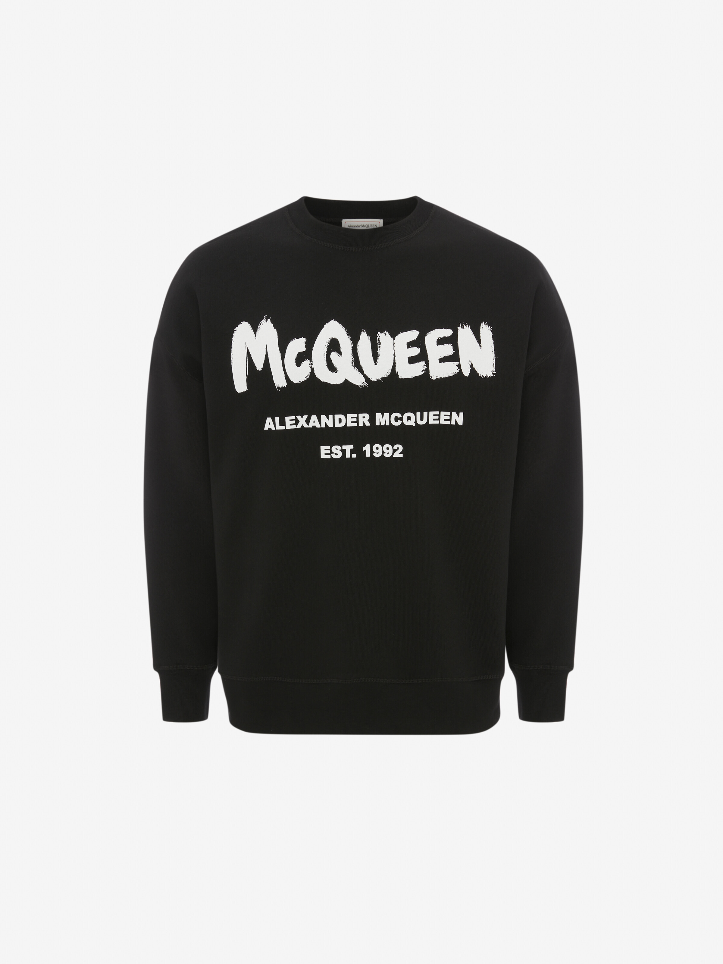 Women's McQueen Graffiti T-shirt in White/black