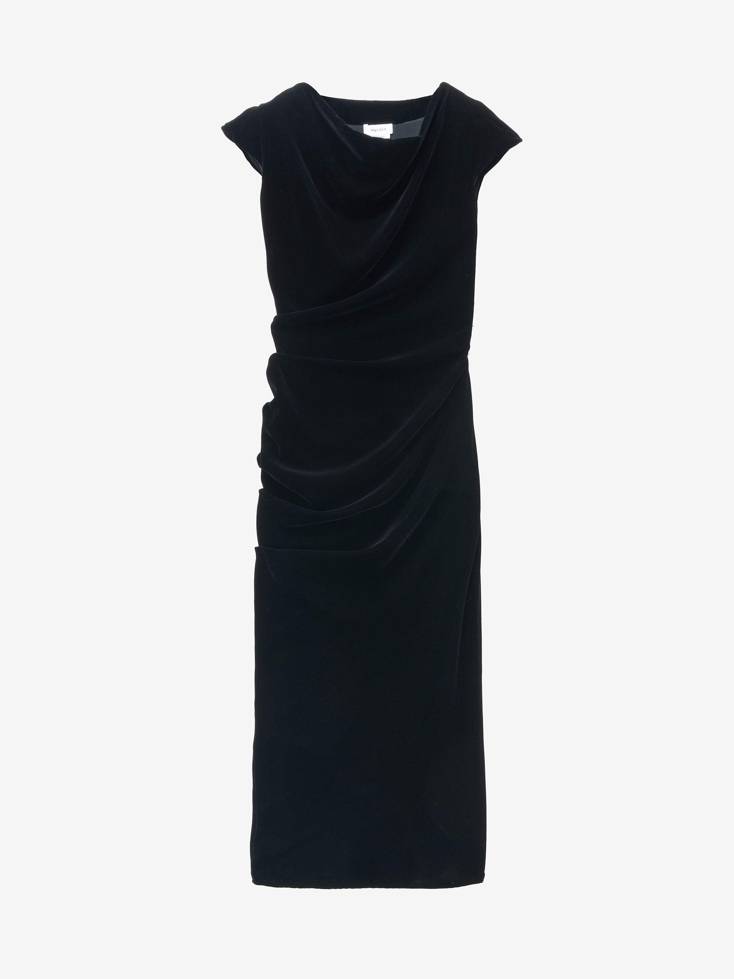 Abito asimmetrico drappeggiato
