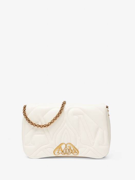 The Seal Bag in Soft ivory | Alexander McQueen US