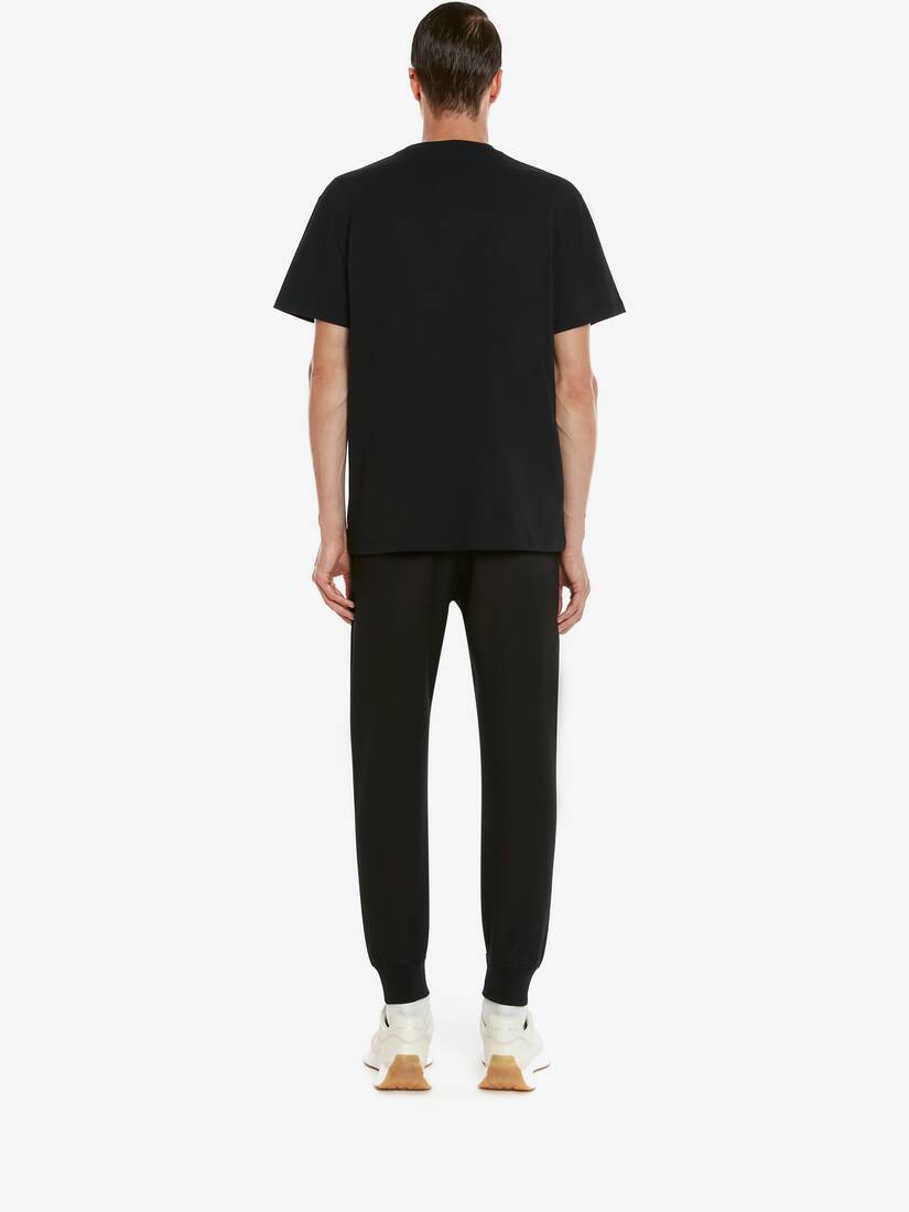 T-Shirt Mit Skelett-Band