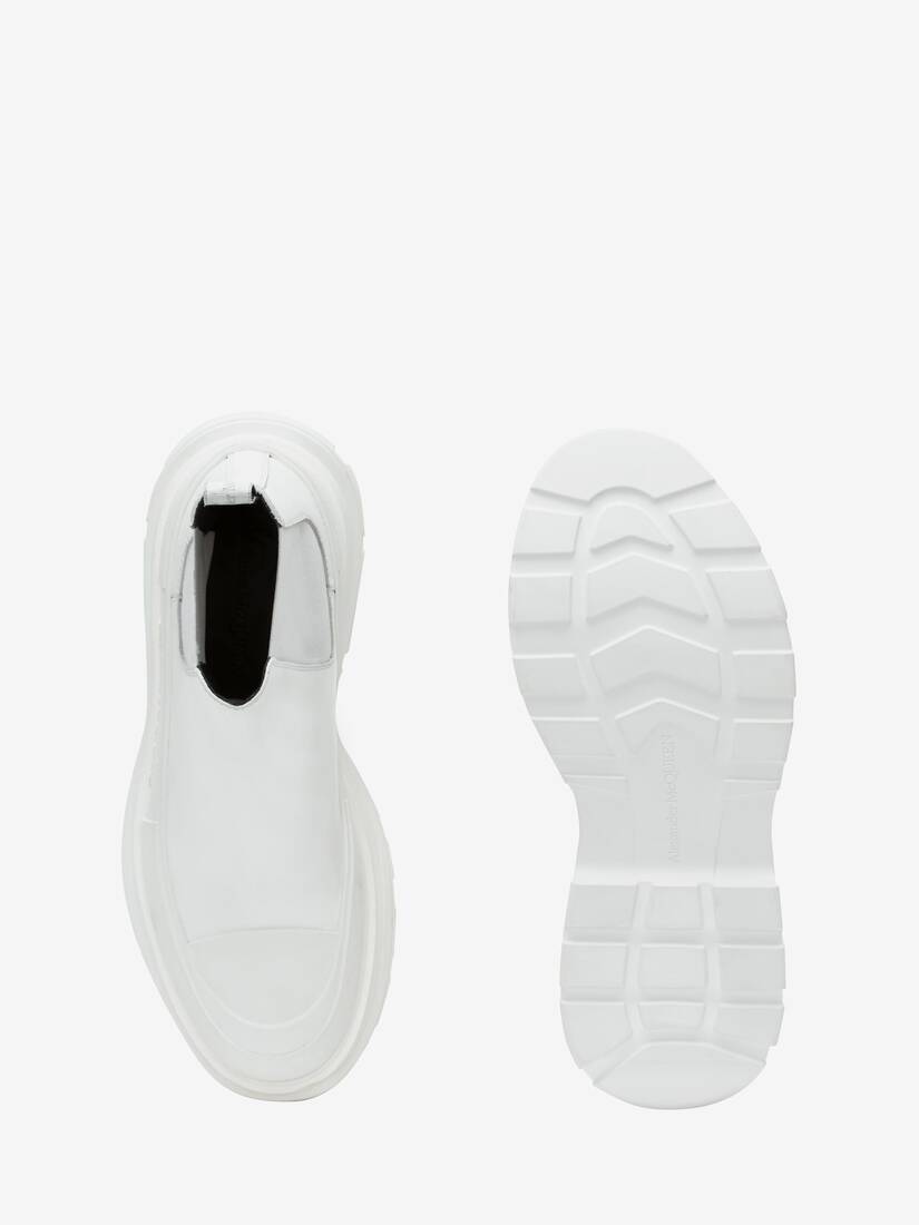 Tread Slick Boot in White/silver