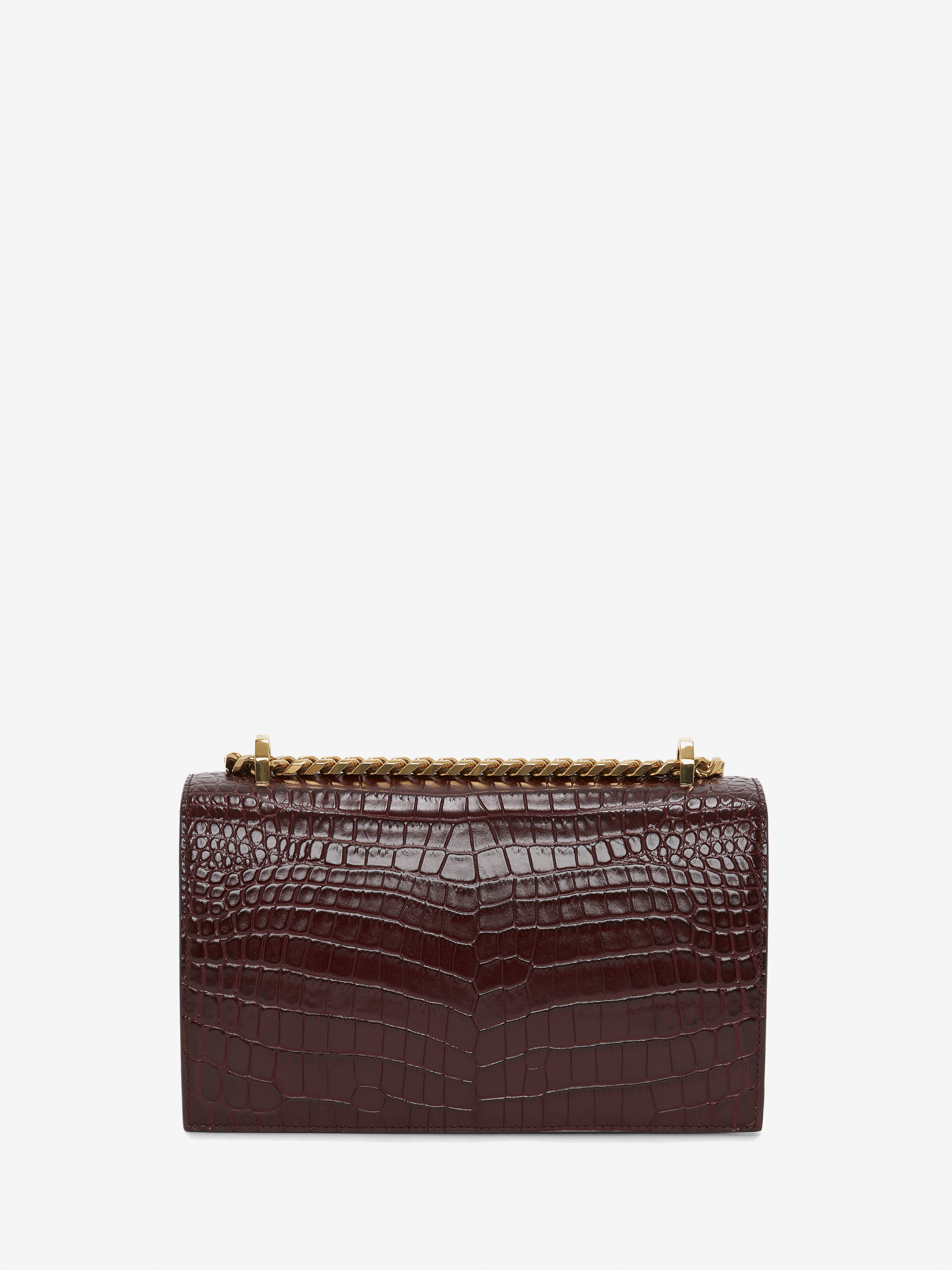 Women's Jewelled Satchel in Madder in Calf Leather | Alexander McQueen - image 3