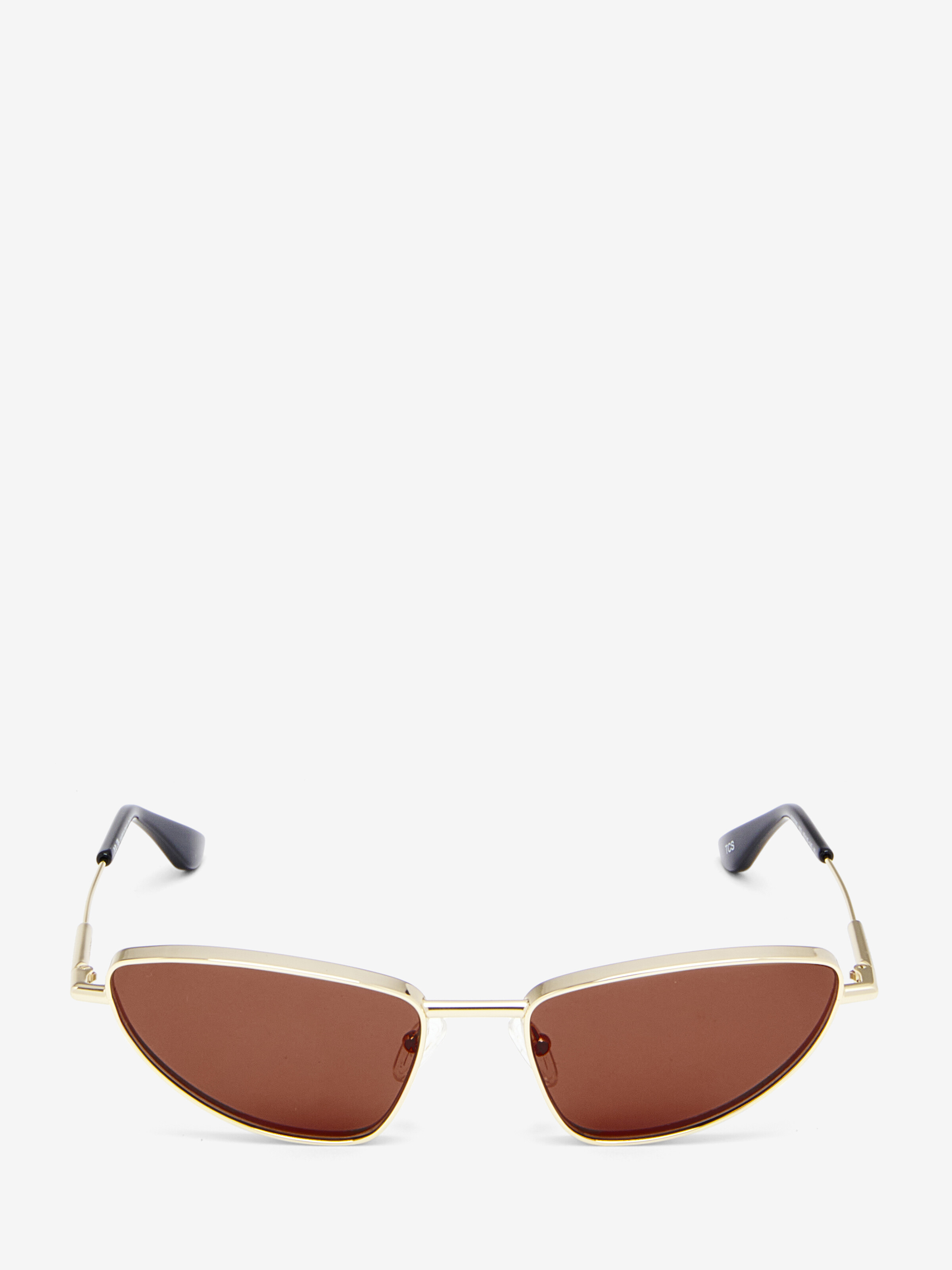 Metal T-bar Soft Cat-eye Sunglasses