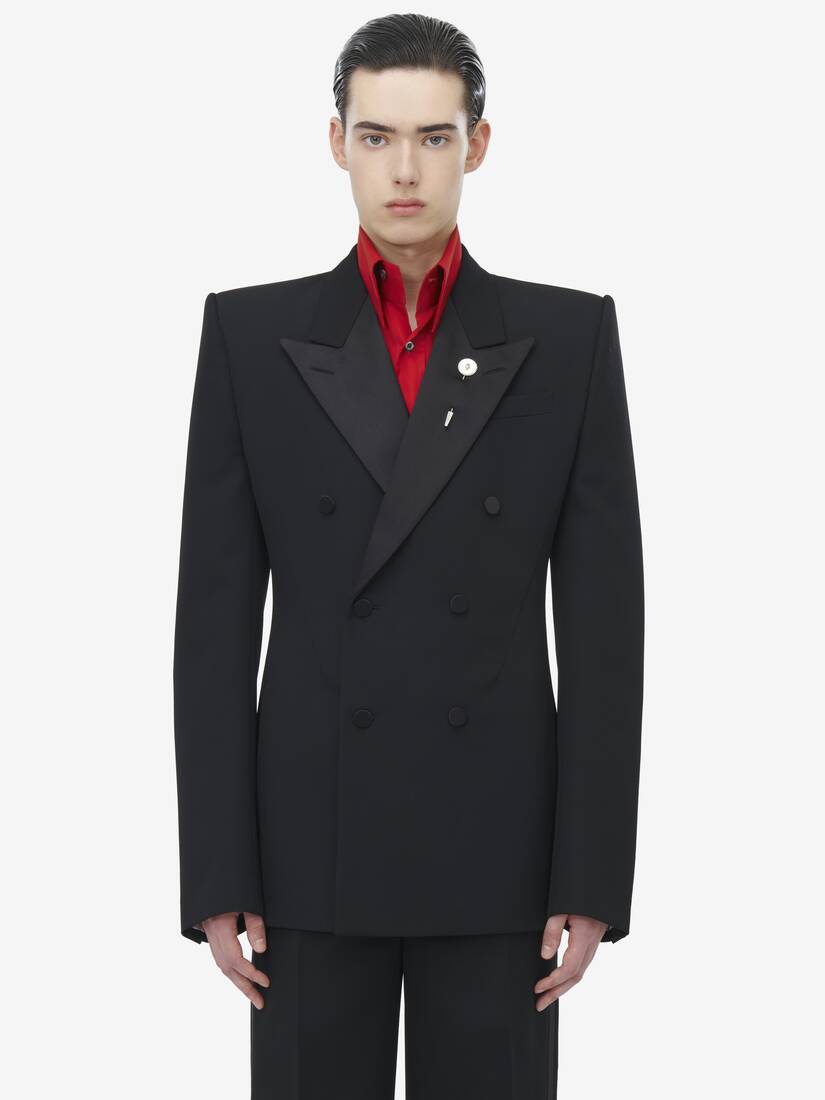 Double-Breasted Tuxedo Jacket