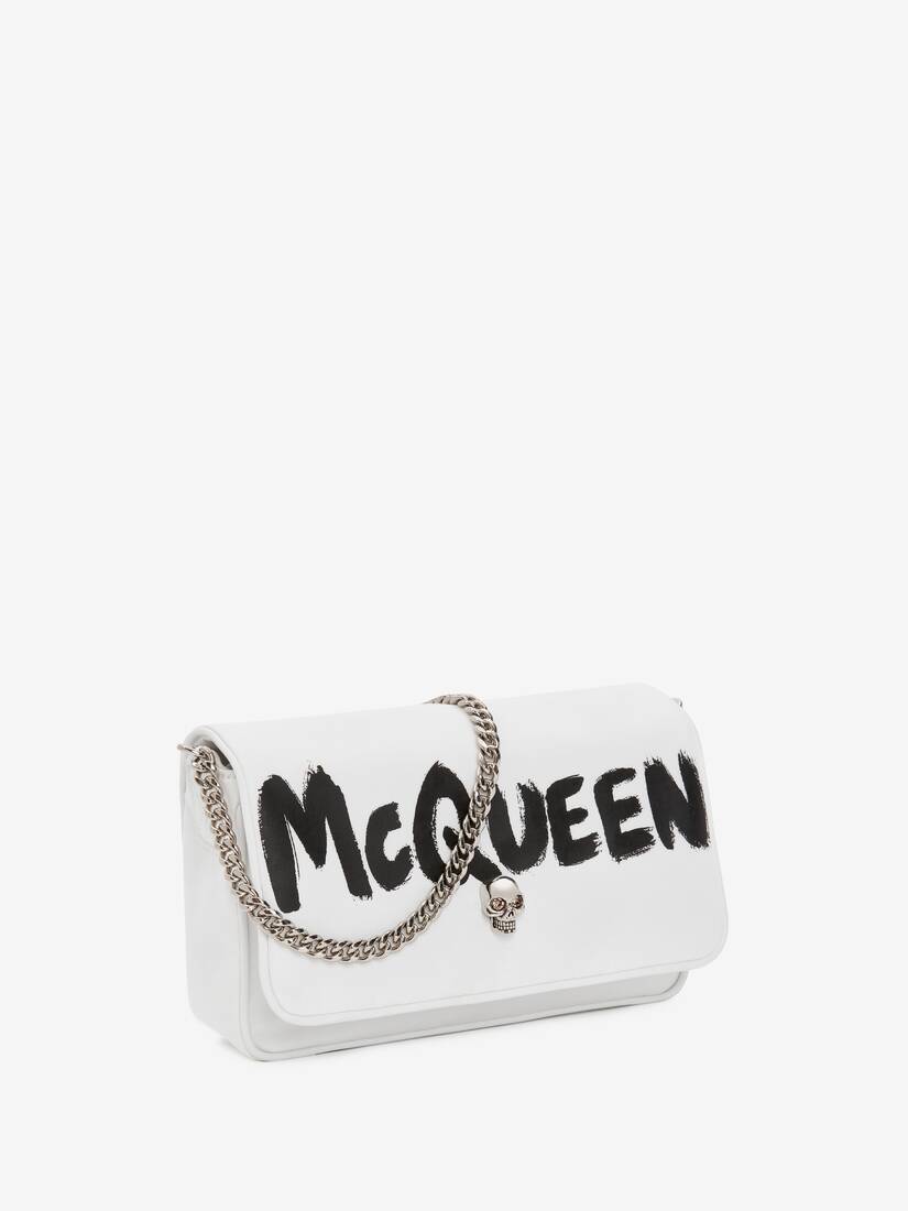 McQueen Graffiti Small Skull Bag