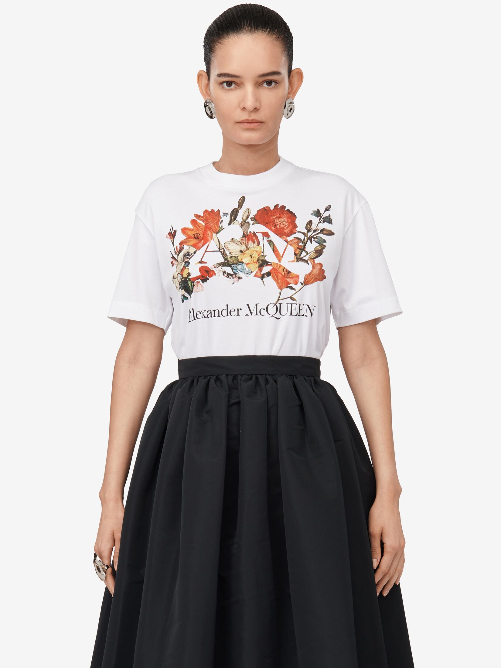 Women's Designer T-Shirts & Sweatshirts | Alexander McQueen UK