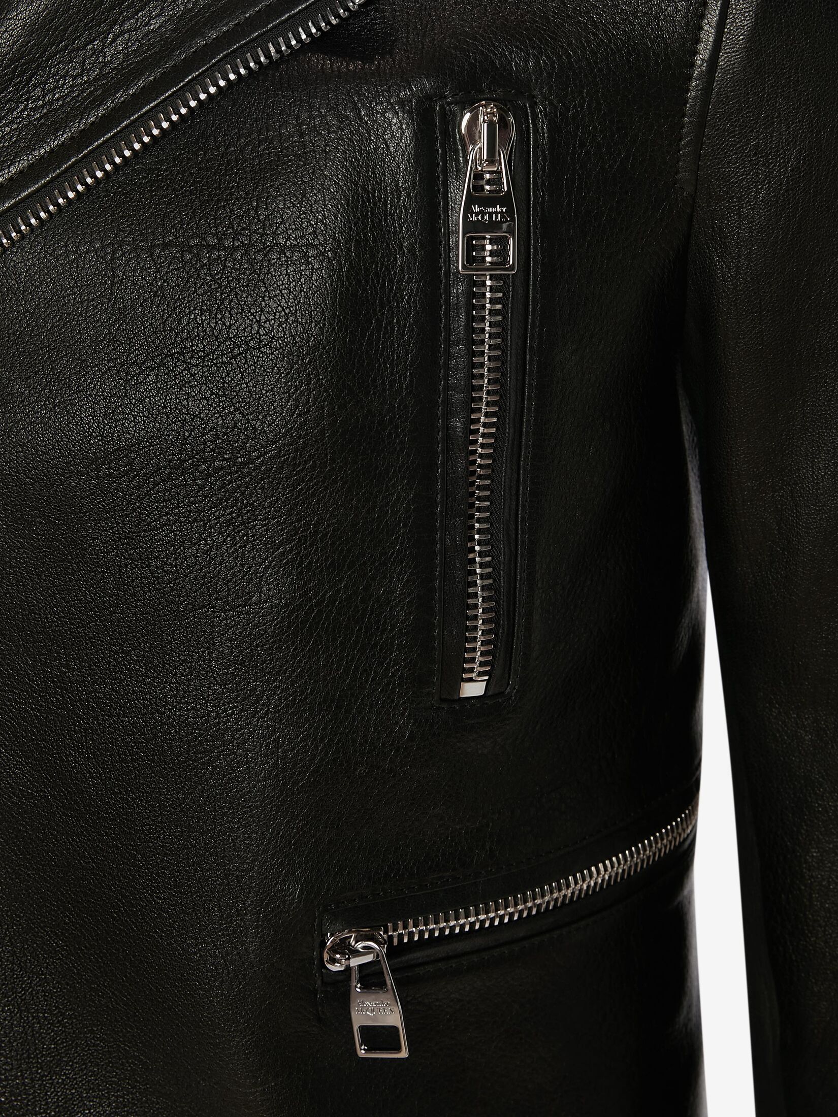 McQueen Classic Leather Biker Jacket