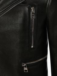 Giacca Biker in Pelle Alexander McQueen